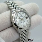 Rolex Datejust 279174 Stainless Steel Mother Of Pearl Diamond Dial 28mm Lady Replica Watch - Image 14
