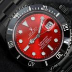 Rolex Submariner Date 116610LN Red Dial Black PVD/DLC Stainless Steel 40MM Mens Replica Watch - Image 2
