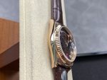 Rolex Day Date 36 Everose Diamond Chocolate 118135 0020 Watch - Image 6