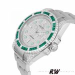 Rolex Submariner Date 116610LN Custom Diamond Stainless Steel 40MM Mens Replica Watch - Image 4