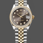 Rolex Datejust 31mm Stainless Steel and Yellow Gold 278383RBR 0022 Grey Diamond Jubilee