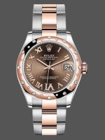 Rolex Datejust 178341 Chocolate Brown Roman Numeral Dial 31MM Lady Replica Watch