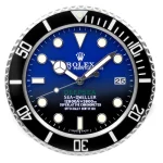 Rolex Deepsea Black & Blue Wall Clock