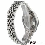 Rolex Datejust m178274 Black Diamond Dial Fluted Bezel 31MM Lady Replica Watch - Image 16