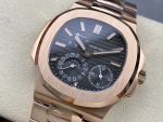 Patek Philippe Nautilus Moon Phase Rose Gold Black Dial 5712 1R 001 40MM - Image 4
