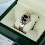 Rolex Datejust 179171 Diamond Black Dial Fluted Bezel 26MM Lady Replica Watch - Image 6