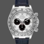 Rolex Daytona 116519 Panda Dial Blue Leather Strap 40mm Mens Replica Watch