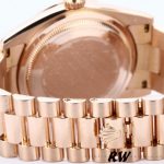 Rolex Day-Date 118205 Rose Gold Pink dial Automatic 36mm Unisex Replica Watch - Image 6