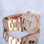 Rolex Day-Date 118205 Rose Gold Pink dial 36mm Unisex Replica Watch - Image 5