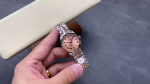 Rolex Datejust 278271 Sun Dust Roman Dial Two Tone Rose Gold Fluted Bezel Jubilee - Image 2