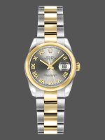 Rolex Datejust 179163 Grey Dial Domed Dezel 26MM Lady Replica Watch