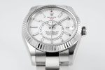Rolex Sky-Dweller 326934 Stainless Steel White Dial 42MM Replica Watch - Image 5