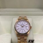 Rolex Day-Date 118235 White Dial 36mm Unisex Replica Watch - Image 4