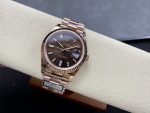 Rolex Day Date 40 18kt Everose Gold Rolex President Chocolate Dial m228235 0003 - Image 6