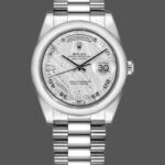 Rolex Day Date 118206 Meteorite Grey Dial 36mm Unisex Replica Watch