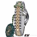 Rolex Datejust 279173 Champagne Roman Numeral Dial Fluted Bezel 28mm Lady Replica Watch - Image 6