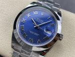 Rolex Datejust 41 Stainless Steel Azzuro Blue Roman Dial M126300 0017 Men's Watch - Image 5