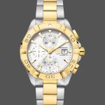 Tag Heuer Aquaracer Chronograph CAY2121.BB0923 43mm Gold/Silver
