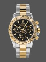 Rolex Daytona 116523 Stainless Steel Black Dial 40mm Mens Replica Watch