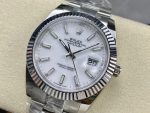 Rolex Datejust 41 Stainless Steel And White Gold White Dial M126334 0009 Men's Watch - Image 5