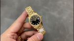 Rolex Datejust 31mm Yellow Gold Black Dial 178288 0011 Ladies Watch - Image 2