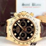 Rolex Cosmograph Daytona 116518 Black Dial 40mm Mens Replica Watch - Image 4