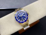 Rolex Submariner 126618LB Yellow Gold Blue Dial 41mm Mens Replica Watch - Image 6