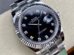 Rolex Datejust 41 Fluted Bezel Black Diamond Dial m126334 0011 Mens Replica Watch - Image 4