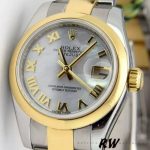 Rolex Datejust 179163 Mother of Pearl Roman Dial 26MM Lady Replica Watch - Image 4