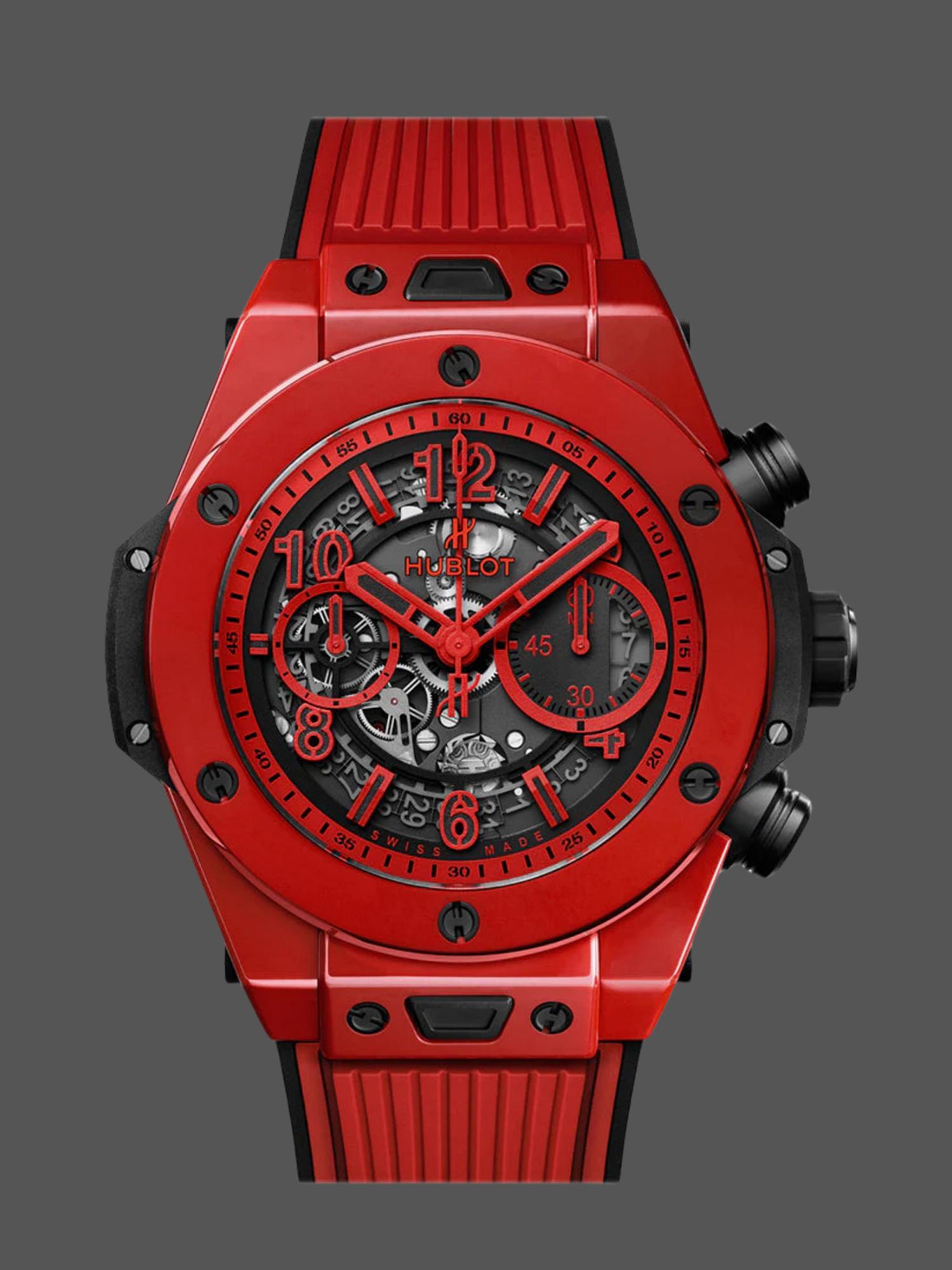 E3CF0551-55F0-ED61-A2C5-7D42DAFF48FB Hublot Big Bang Unico Red Magic Ceramic 411.CF.8513.RX 45mm - Image 1