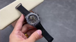 Rolex Daytona DIW Carbon Fiber Skeleton Black Replica Watch - Image 2