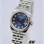 Rolex Datejust 179174 Jubilee Blue Diamond Dial Fluted Bezel 26MM Lady Replica Watch - Image 2