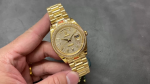 Rolex Day-Date 40 18K Yellow Gold Diamond Paved Dial Diamond m228348rbr 0037 - Image 2