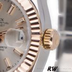 Rolex Datejust 179171 Silver Dial Fluted Bezel 26MM Lady Replica Watch - Image 4