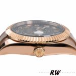 Rolex Sky-Dweller 326935 Everose Gold Chocolate Arabic Dial 42mm Mens Replica Watch - Image 4