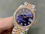 Rolex Datejust 28 Rose Dial Purple Gold m279381rbr 0015 Lady Watch - Image 5
