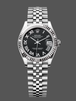 Rolex Datejust 31 Black Dial Jubilee Bracelet 278274 0002 Women's Watch