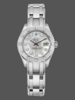 Rolex Pearlmaster 80319 MOP Diamond Dial 29MM Lady Replica Watch