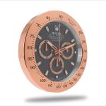 Rolex Daytona Rose Gold & Black Wall Clock - Image 2