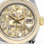Rolex Datejust 179173 Jubilee Crystal Grey and Champagne Dial 26MM Lady Replica Watch - Image 2