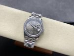 Rolex Day Date 36mm Platinum and Diamonds Bezel 128396tbr 0004 - Image 6