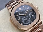 Patek Philippe Nautilus Moon Phase Rose Gold Black Dial 5712 1R 001 40MM - Image 5