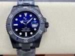 Rolex Submariner Diw 116610 PVD-DLC Stainless Steel Carbon Fiber Bezel Blue Dial - Image 3