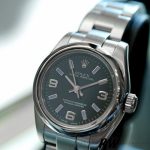 Rolex Oyster Perpetual 176200 Stainless Steel Blue Index Dial 26MM Lady Replica Watch - Image 2