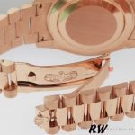 Rolex Day-Date 118235 Rose Champagne Roman Dial 36mm Unisex Replica Watch - Image 5