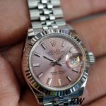 Rolex Datejust 279174 Stainless Steel Pink Index Dial 28mm Lady Replica Watch - Image 11