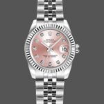 Rolex Datejust 179174 Pink Diamond Dial Fluted Bezel 26MM Lady Replica Watch