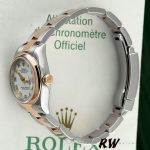 Rolex Datejust 179161 Stainless Steel and Everose Gold White Roman Dial 26MM Lady Replica Watch - Image 5