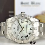 Rolex Pearlmaster Midsize 81319 MOP Dial 34MM Lady Replica Watch - Image 4