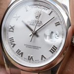 Rolex Day-Date 118209 White Dial 36mm Unisex Replica Watch - Image 3